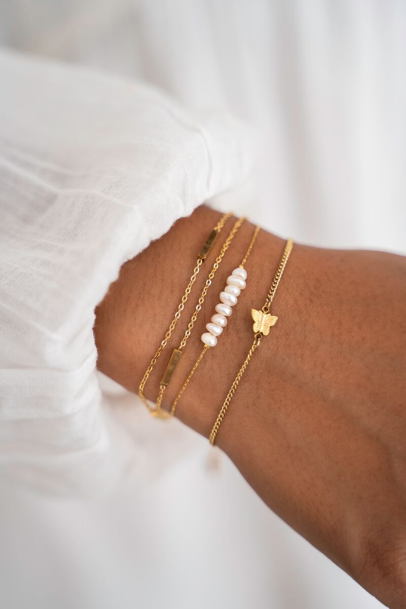 ARMBANDEN MET VLINDER GOUD