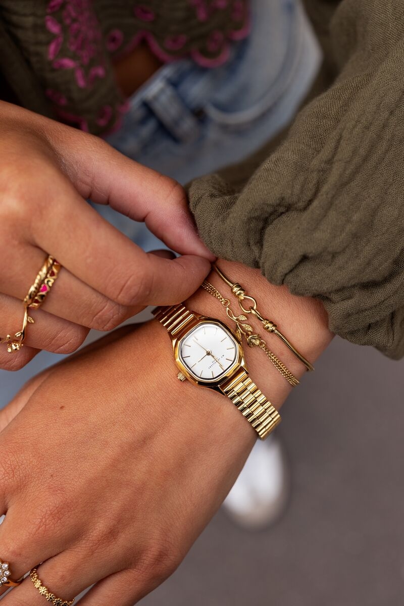 VINTAGE ARMBAND CONNECTED GOUD