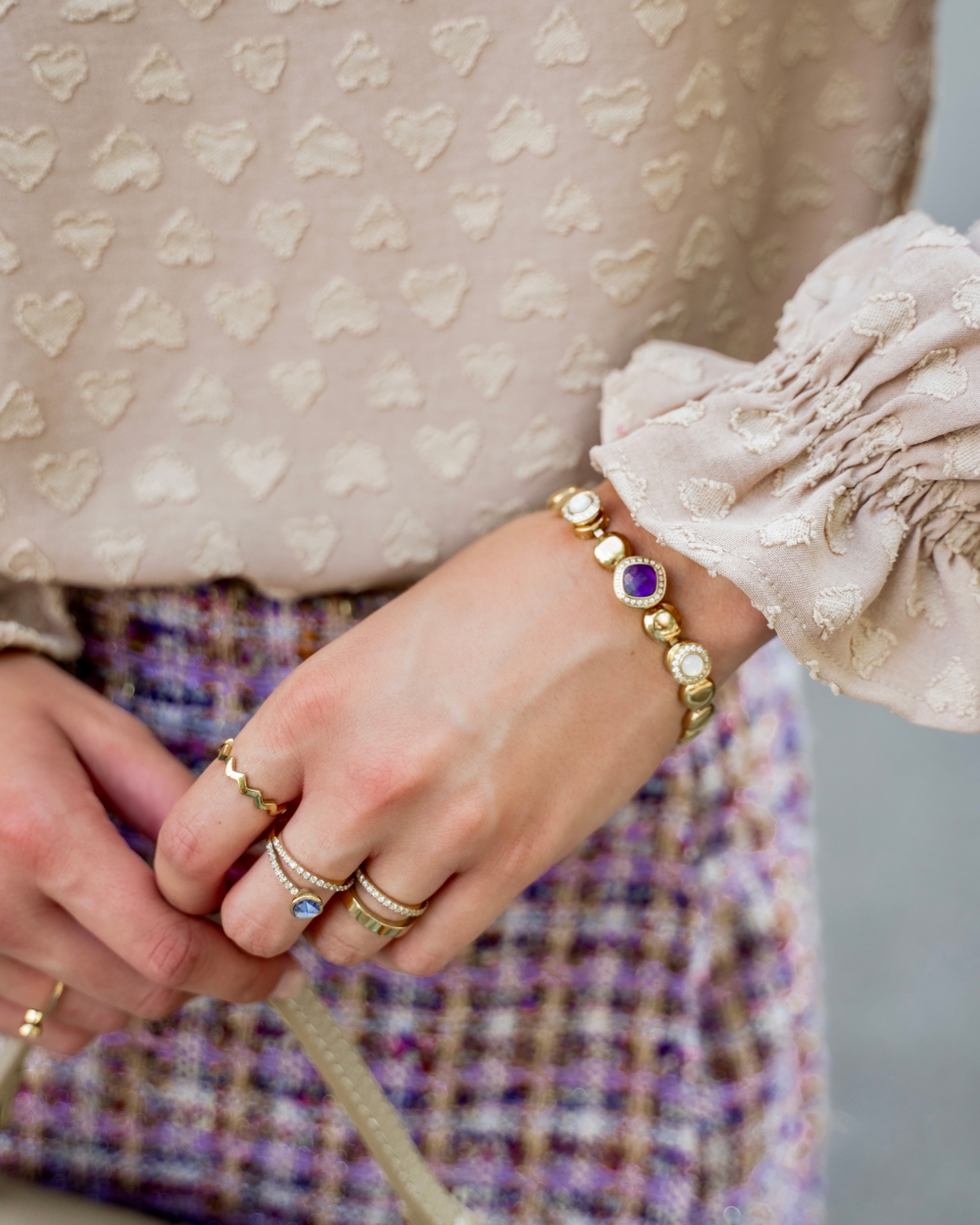 Melano VIVID VANILLA ARMBAND Goud
