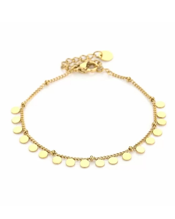 ARMBAND MUNTJES GOUD
