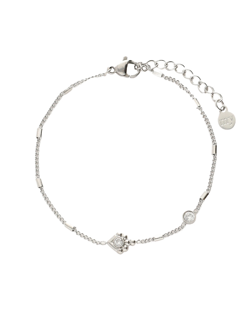 ARMBAND MET TUBES EN STRASS