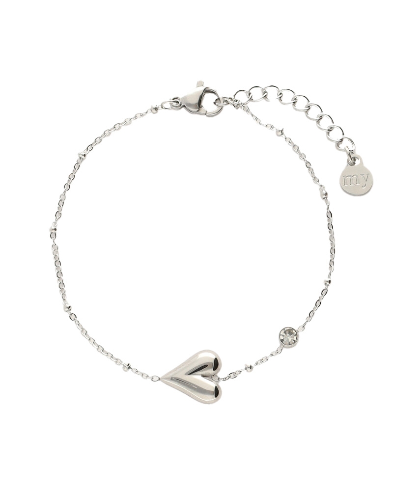 ARMBAND MET HART EN STRASS