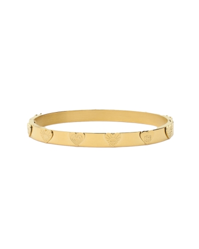 BANGLE MET HARTJES GOUD