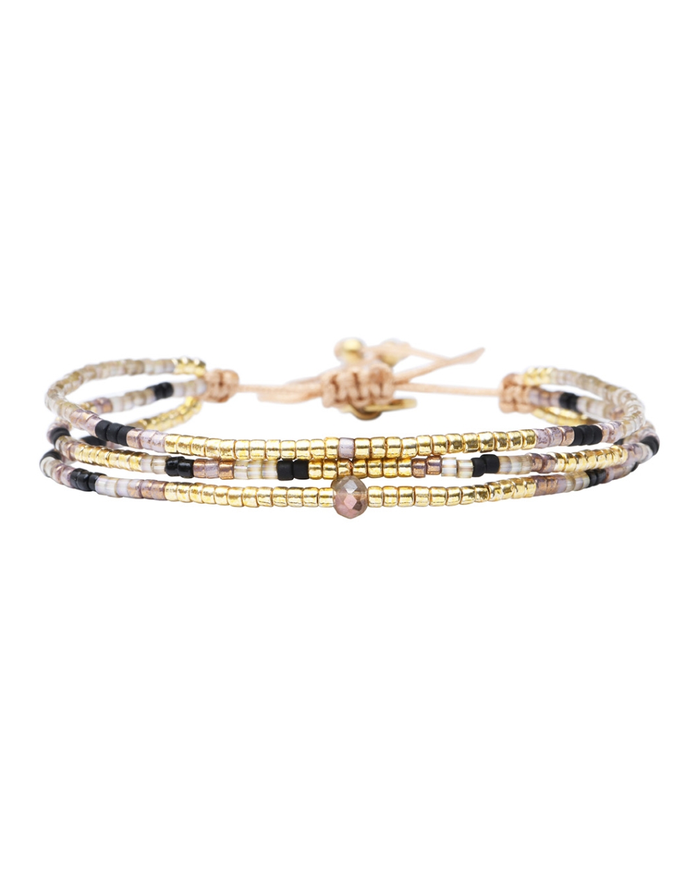 ARMBAND AGATHE BLACK CAVIAR