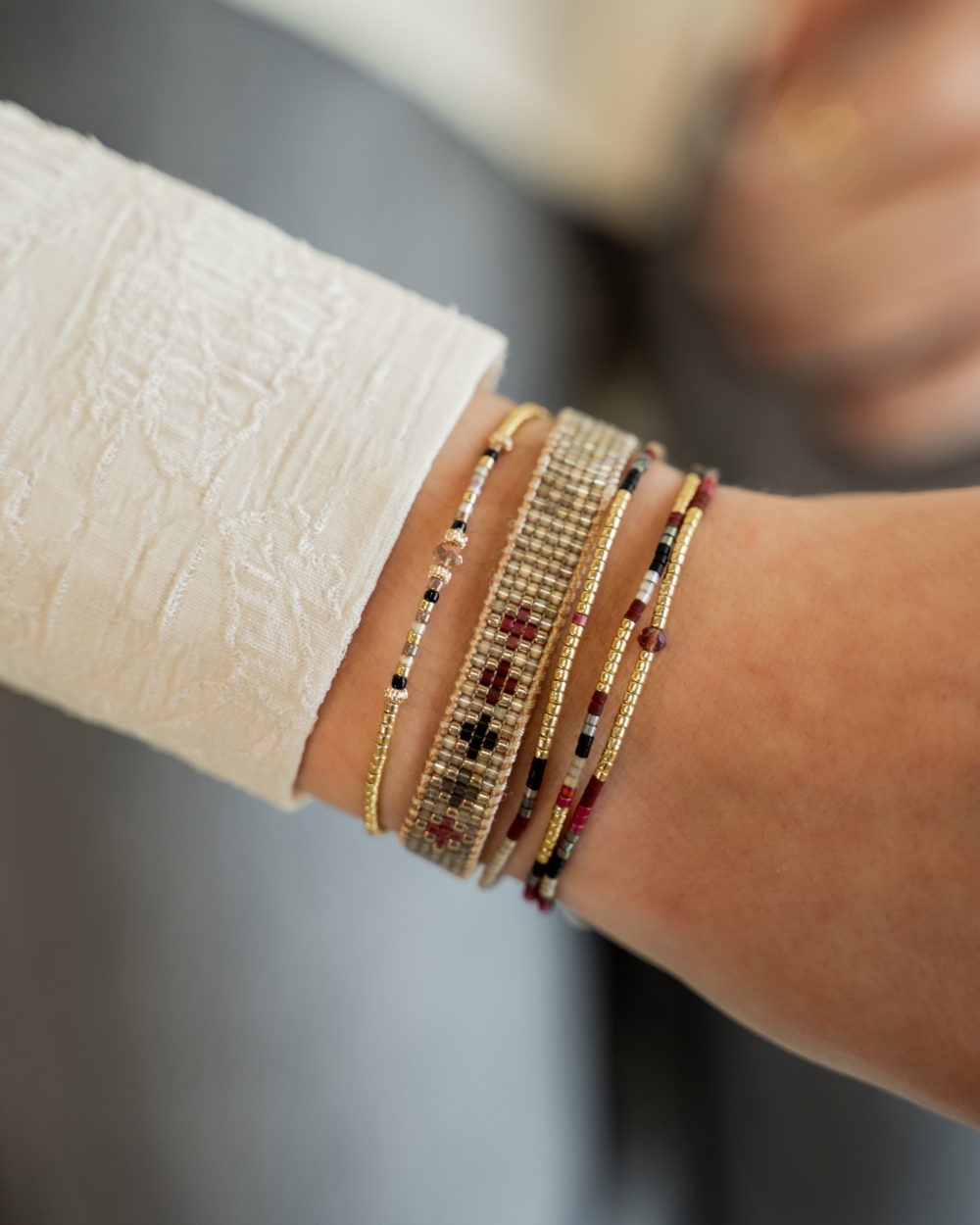 ARMBAND AGATHE REINE DE NUIT