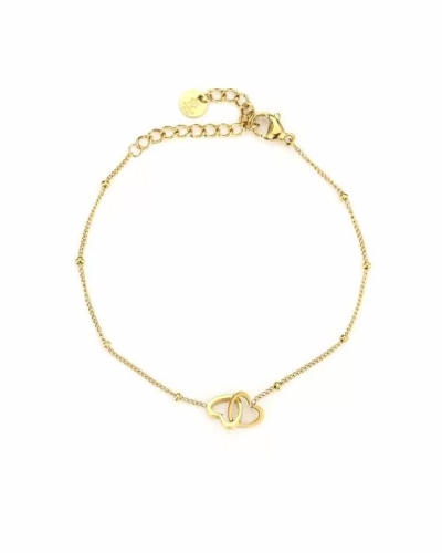 Gossip JE12625 ARMBAND TWEE HARTJES