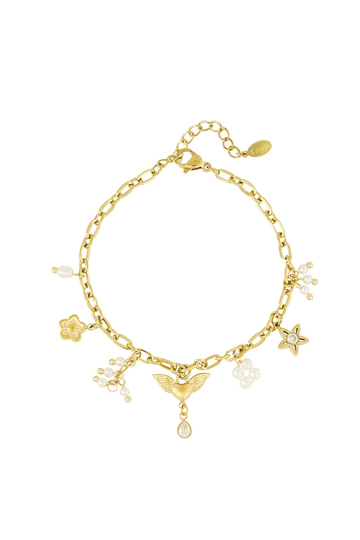 BEDELARMBAND ANGEL GOUD