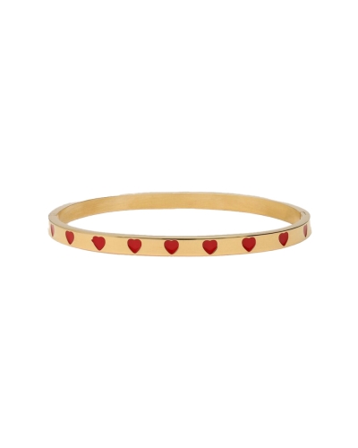 My Jewellery Bangle red hearts MJ11049