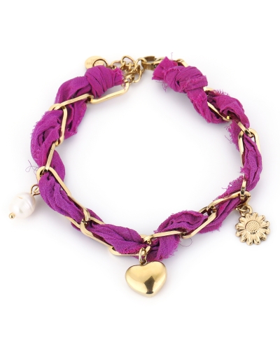CORD ARMBAND FUCHSIA 