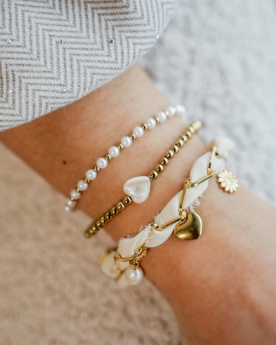 Gossip CORD ARMBAND ECRU