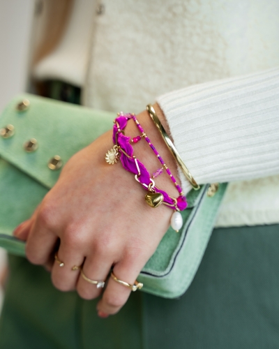 TROPICAL BEACH ARMBAND FUCHSIA