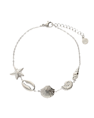 My Jewellery BRACELET SHELLS HORIZONTAL ZILVER