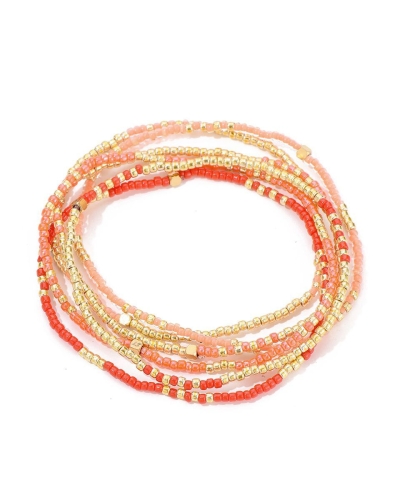 Gossip ARMBANDEN SET MIYUKI KORAAL / ORANJE
