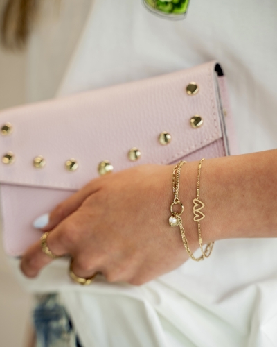 Gossip JE17748 ARMBAND TWEE HARTJES EN STAAFJE