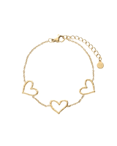 My Jewellery MINIMALISTISCHE ARMBAND MET OPEN HARTJES