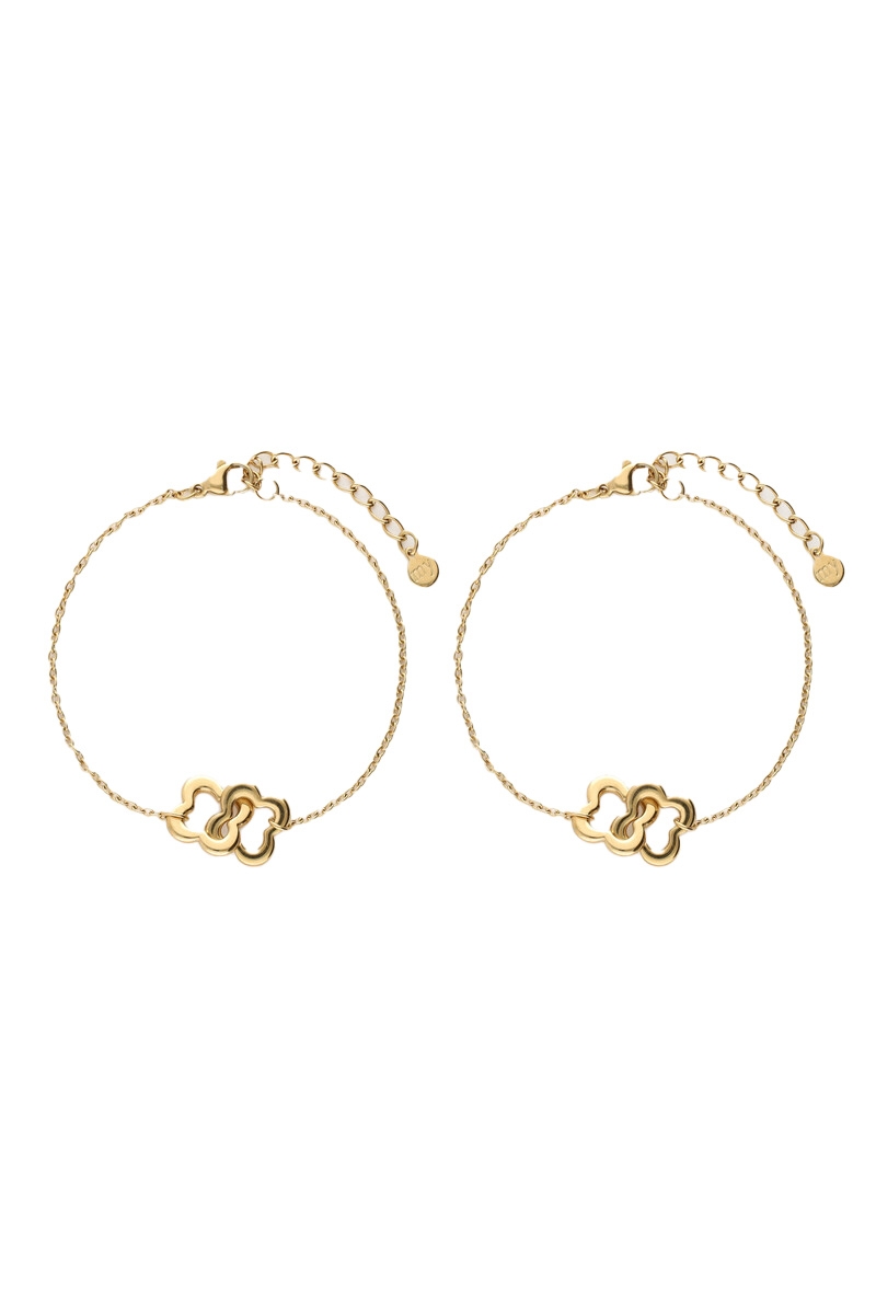 FOREVER CONNECTED KLAVER ARMBAND GOUD