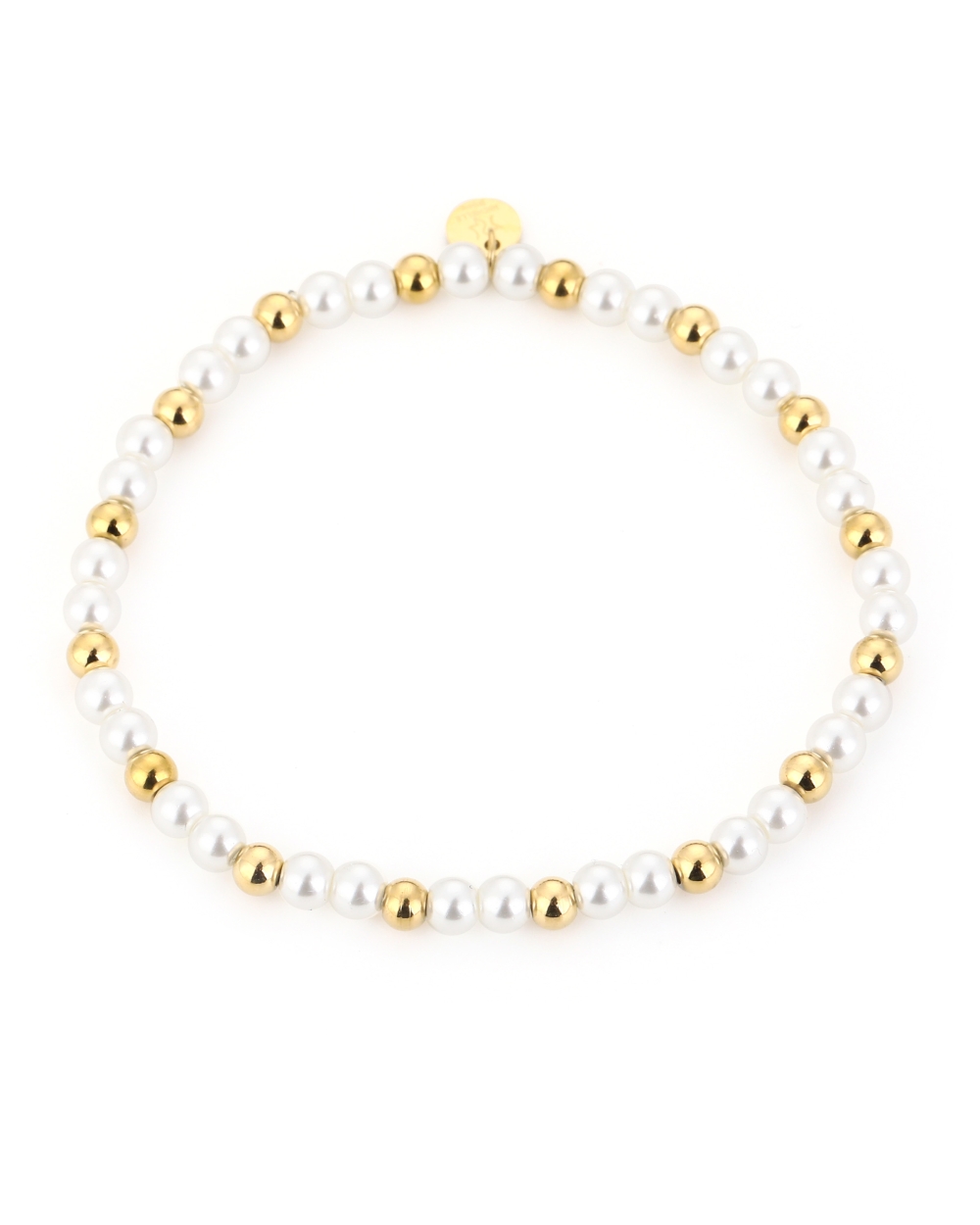 ARMBAND DUBBELE PAREL GOUD