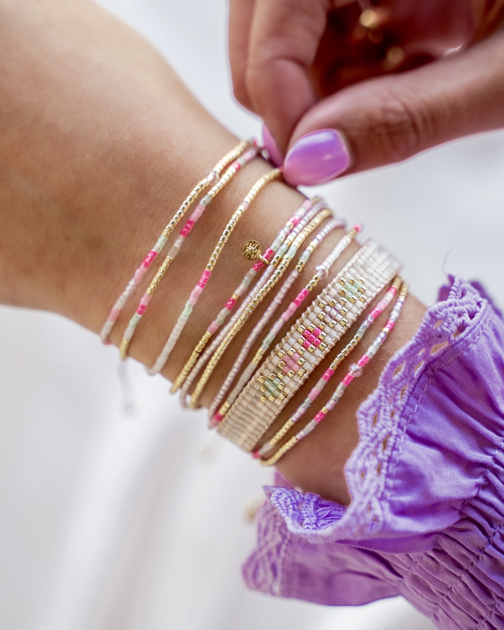 ARMBAND EMMA MANGO SORBET ROZE