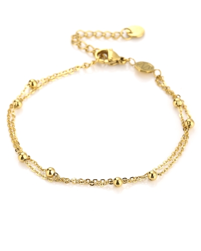 Gossip JE14300 DUBBELE ARMBAND BOLLETJE