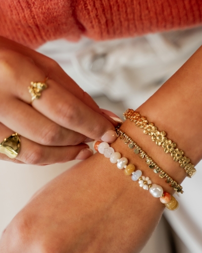 Gossip MUNTJES ARMBAND GOUD