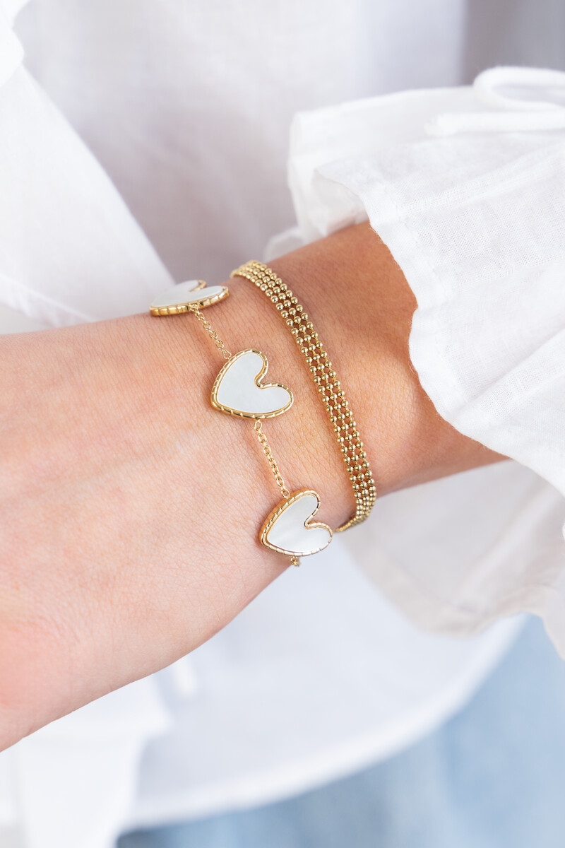 ARMBAND MET PARELMOER HARTJES