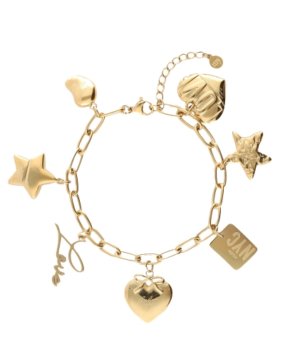 My Jewellery BOLD SCHAKELARMBAND MET MULTI BEDELS