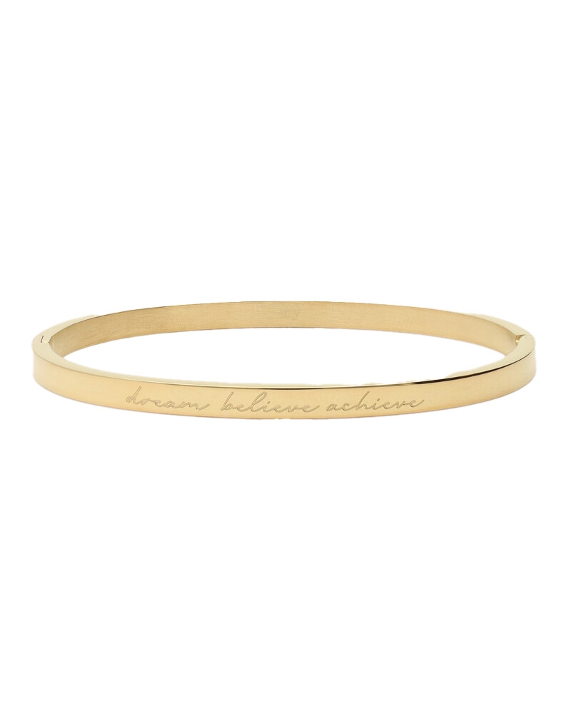BOLD BANGLE DREAM BELIEVE ACHIEVE