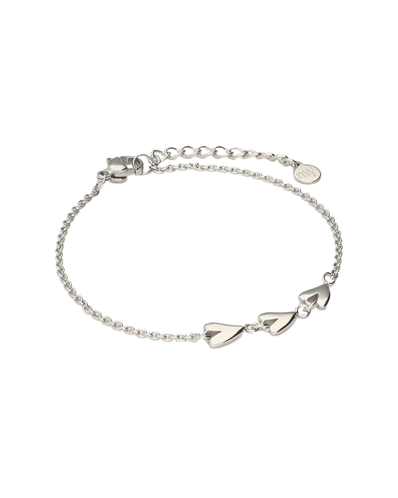 ARMBAND MET DRIE HARTJES