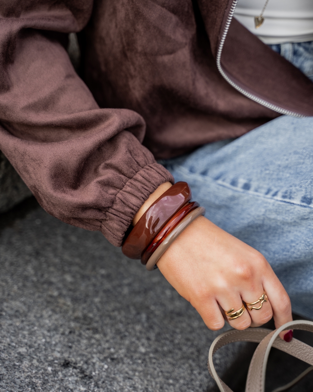 BANGLES SET DONKERBRUIN