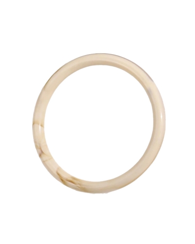 RESIN BANGLE SMALL ECRU