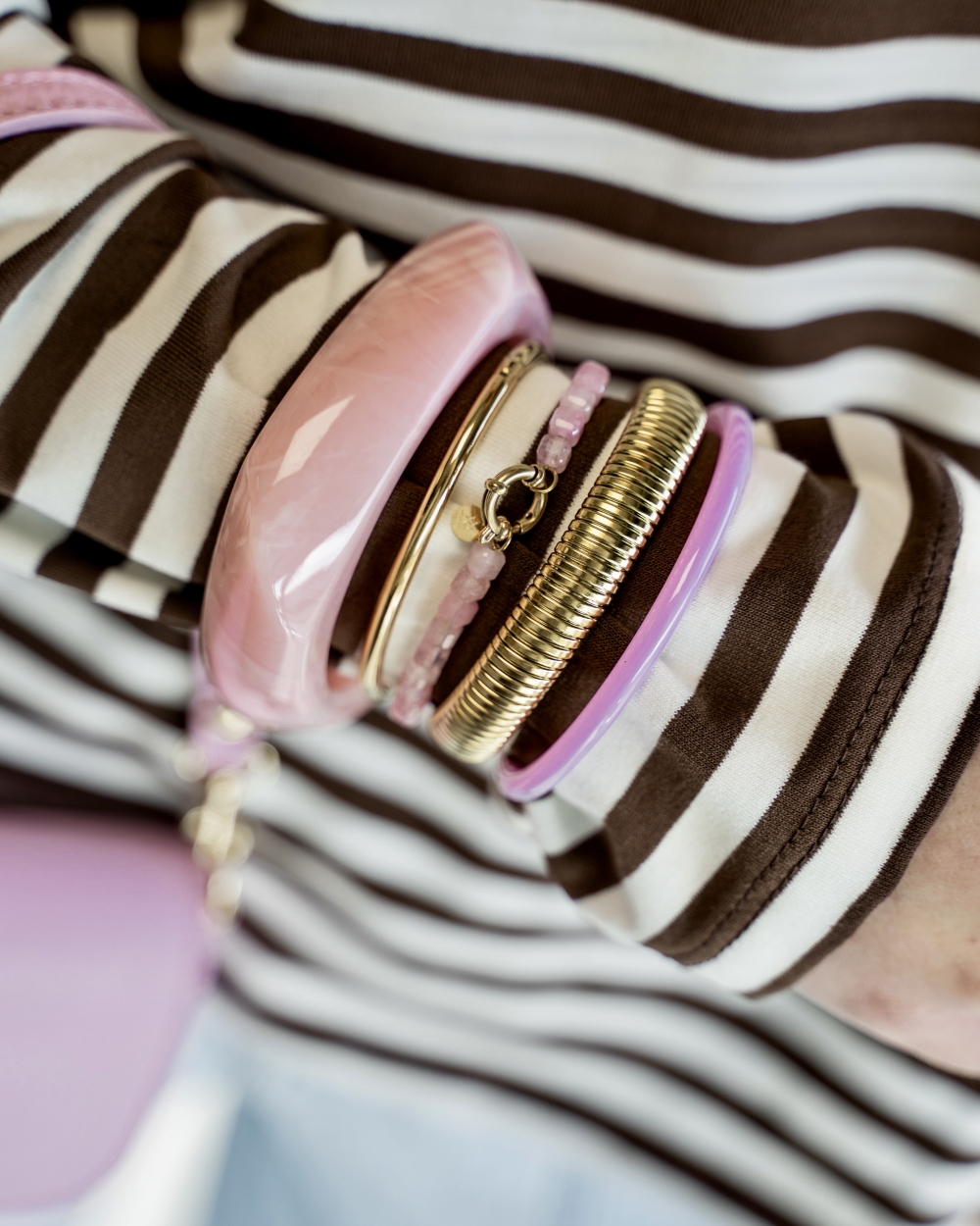 BANGLE MET STREPEN GOUD