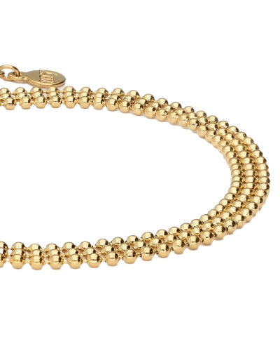 ICONIC ARMBAND MET BOLLETJES GOUD
