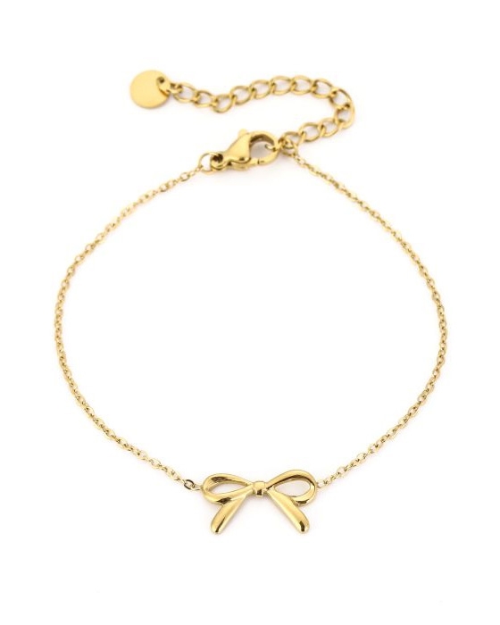 ARMBAND MET STRIKJE GOUD