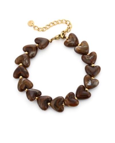 Gossip ARMBAND MET HARTJES KRALEN