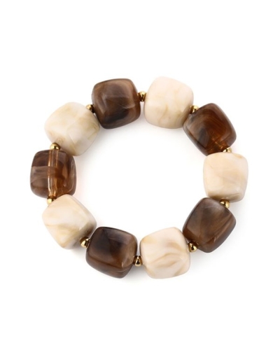 ARMBAND STATEMENT KRALEN BEIGE/BRUIN