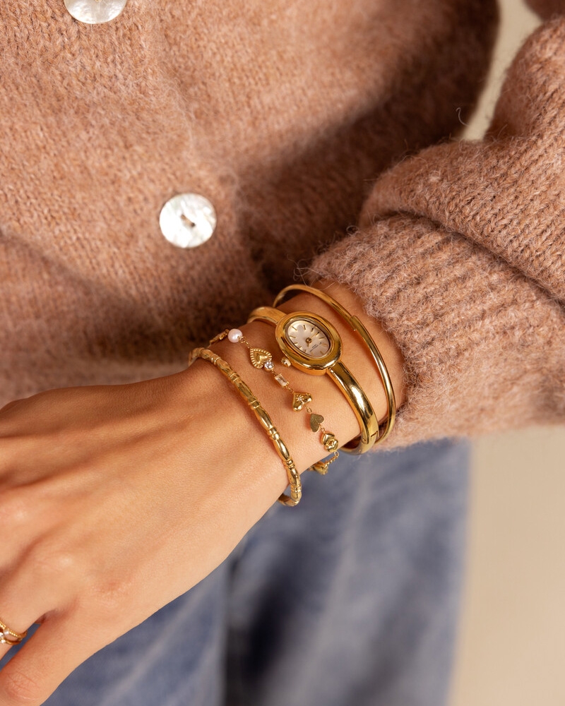 ARMBAND MET HARTJES EN STERREN 