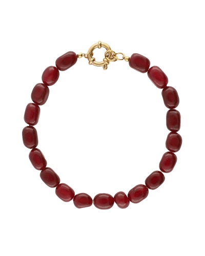 My Jewellery Bracelet beads burgundy MJ14597