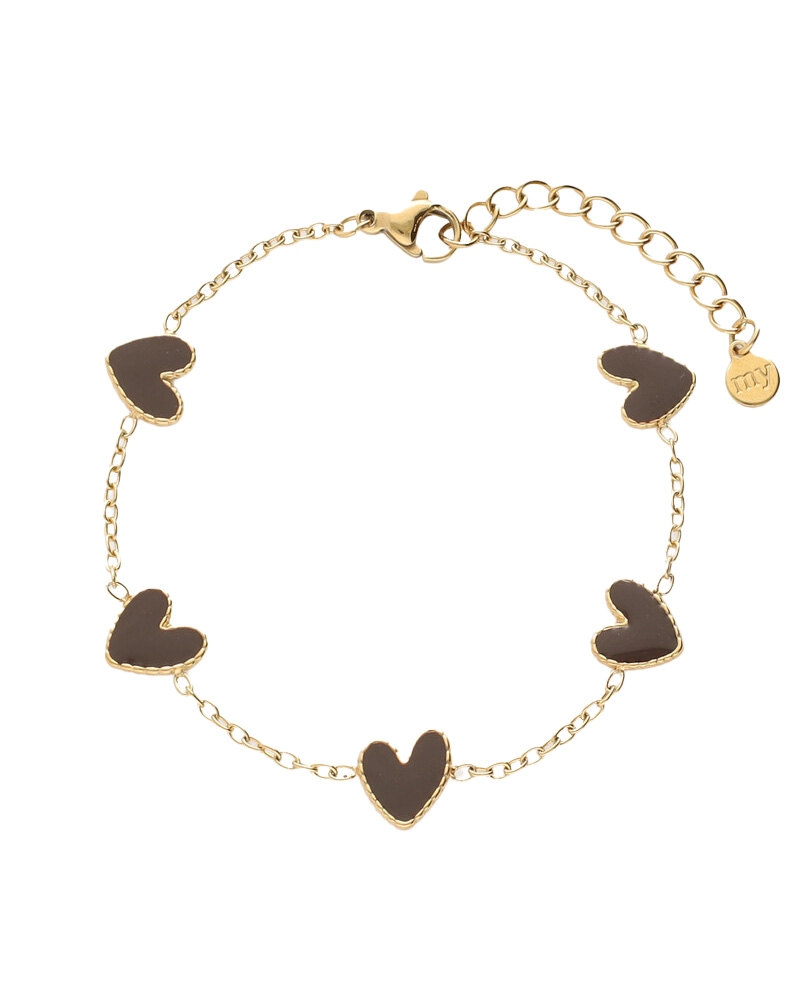 ARMBAND MET BRUINE HARTJES
