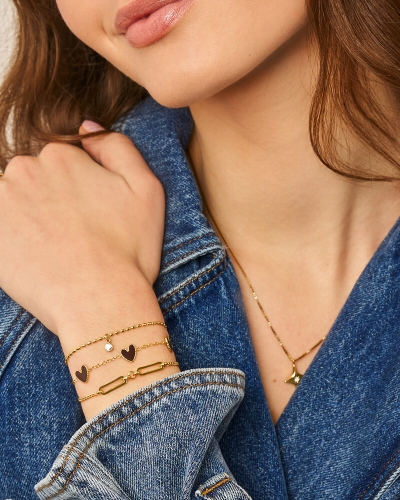ARMBAND MET BRUINE HARTJES