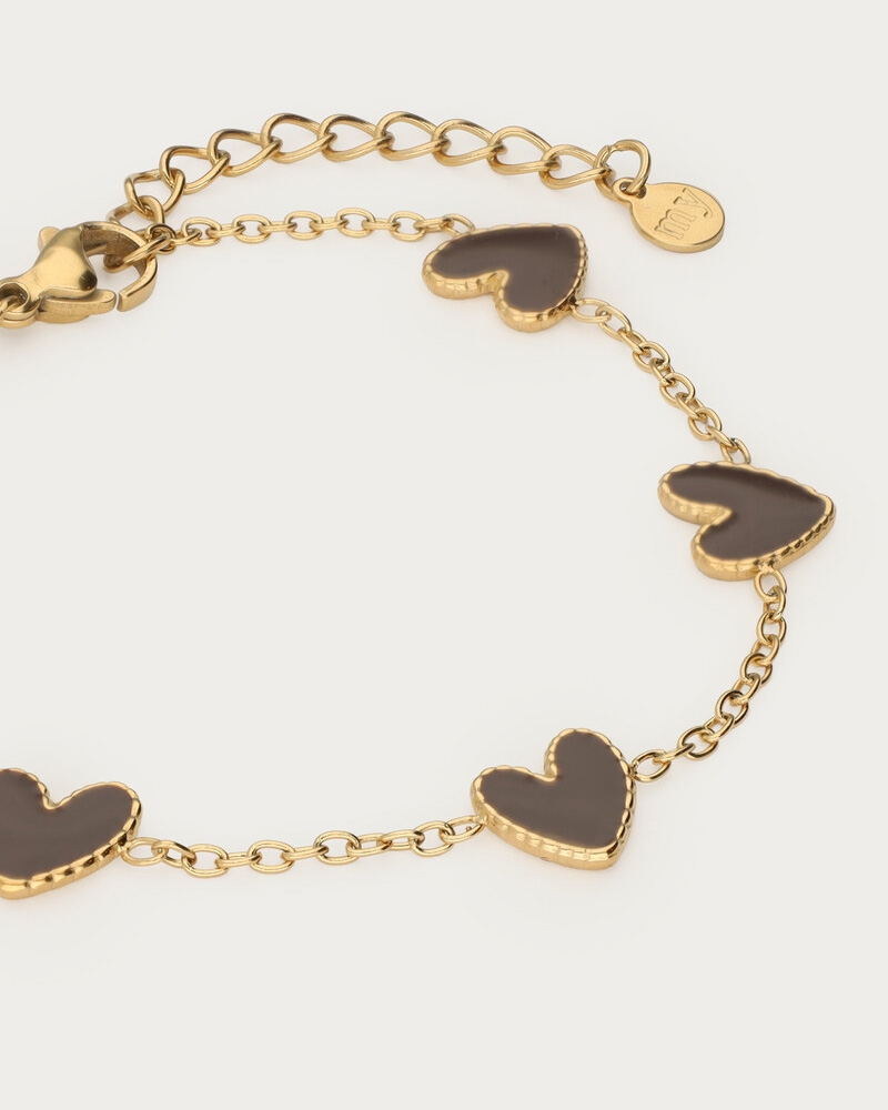 ARMBAND MET BRUINE HARTJES