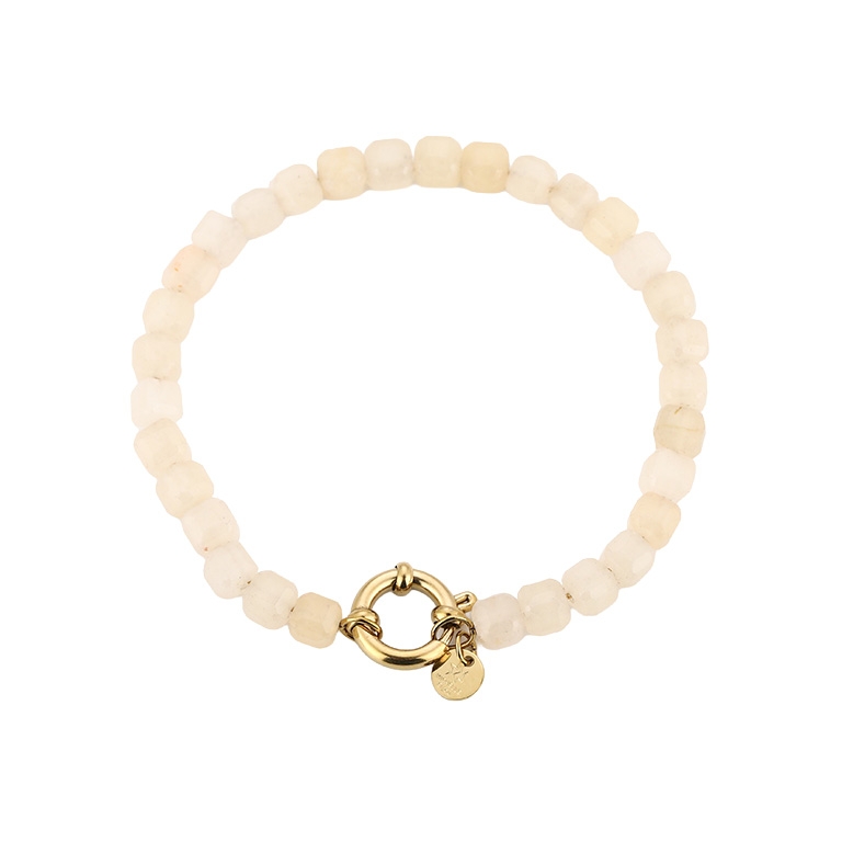 KRALENARMBAND BEIGE
