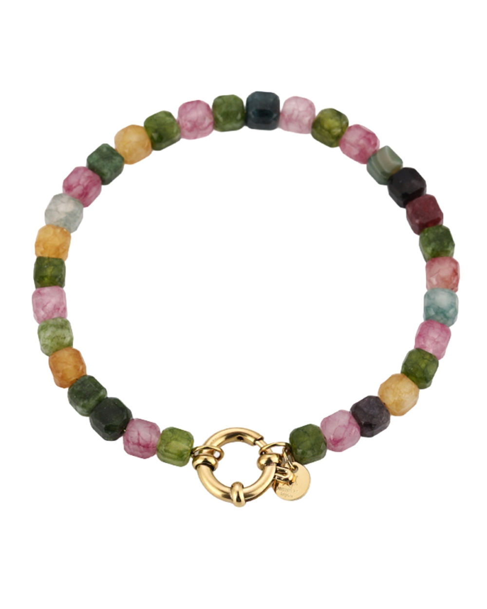 KRALENARMBAND ROZE MIX