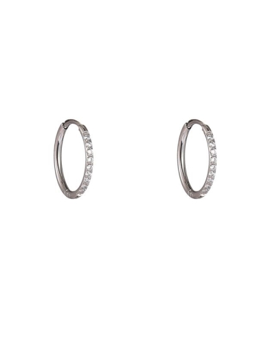 Day & Eve Small Sparkly Hoop E61066-1