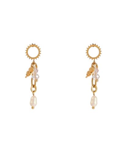 Day & Eve Stone Dangle Stud E61152-1