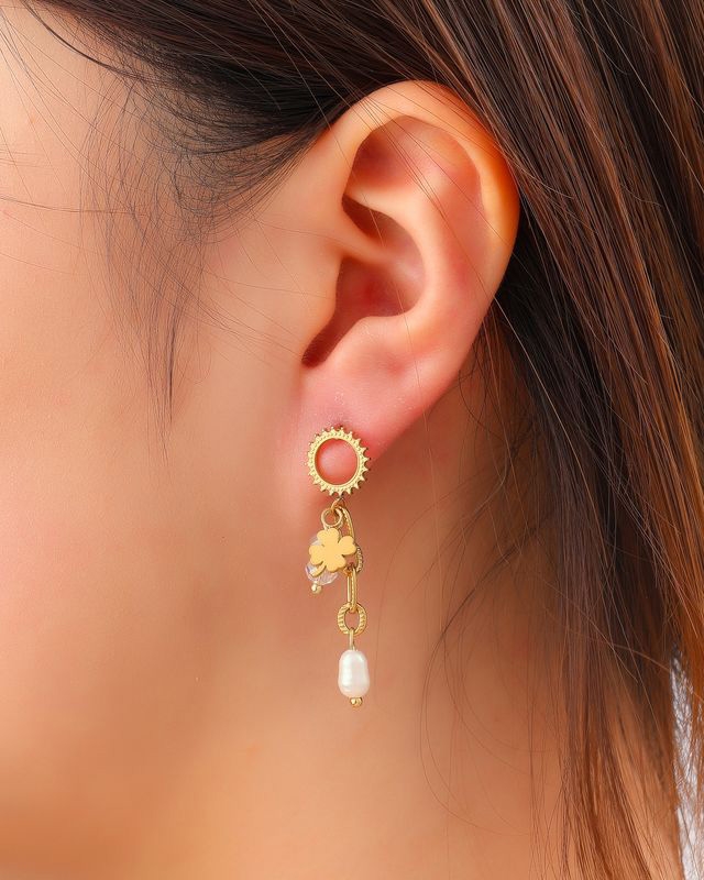 OORBELLEN SUNSET CHARM KRISTAL