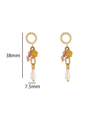OORBELLEN SUNSET CHARM TAUPE