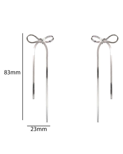 OORBELLEN STRIK ZILVER