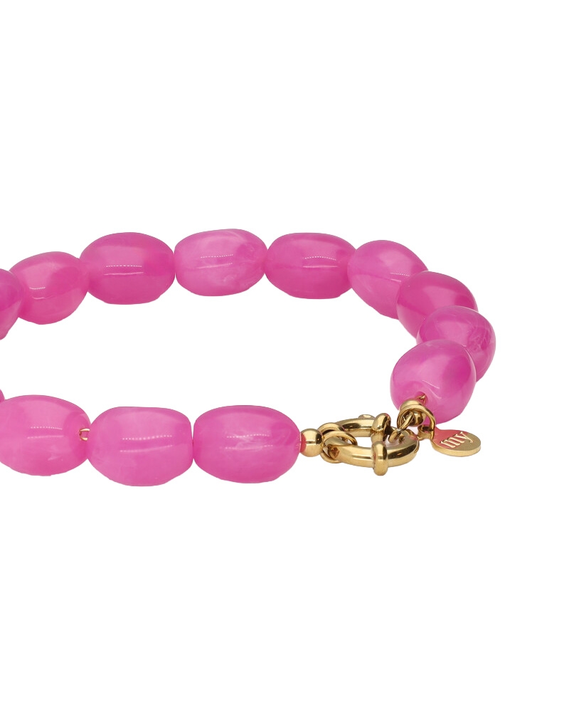 KRALENARMBAND ROZE