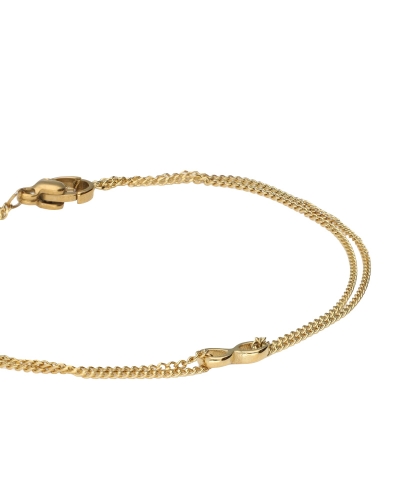 DUBBELE ARMBAND INFINITY GOUD