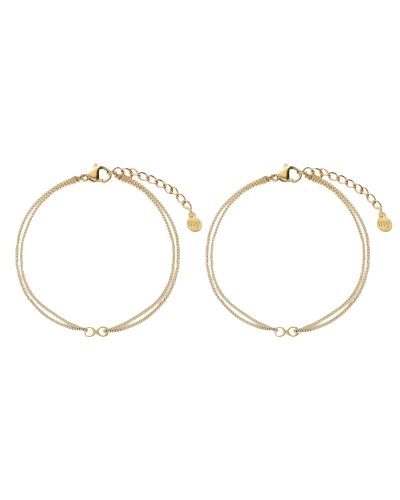 ARMBANDEN SET INFINITY GOUD